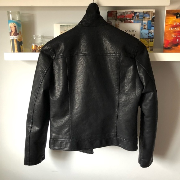 TOP SHOP Teddy Biker Jacket - Picture 7 of 13